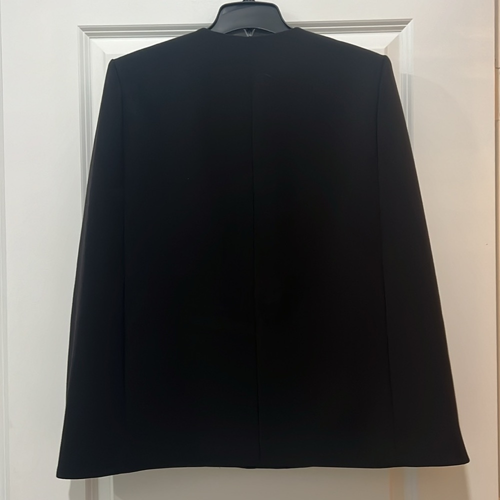BCBGMAXAZRIA BLACK CAPE BLAZER SIZE Medium , - Picture 10 of 11